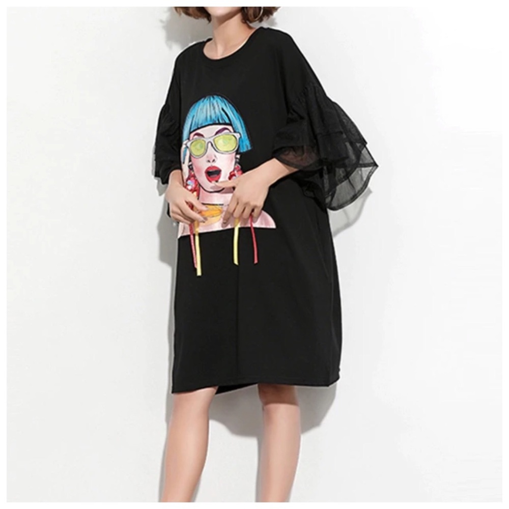 🆕 The ARMIDE Pop Art Oversize Top - Picture 4 of 7